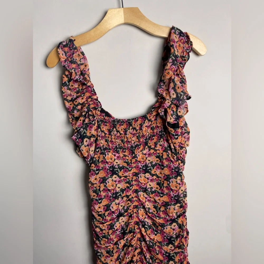 Astr The Label MULTI RUFFLE RUCHED DRESS Size Small NWT - Picture 11 of 12